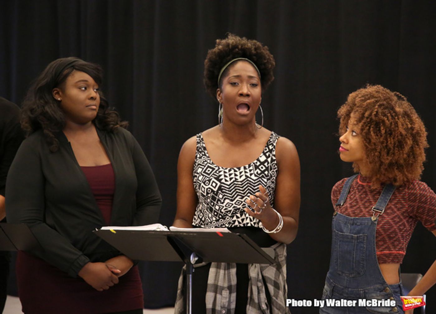 Photo Coverage: In Rehearsal With Megan Hilty, Josh Radnor, and the Cast of The Kennedy Center's LITTLE SHOP OF HORRORS  Image