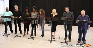James Monroe Iglehart, Nick Cordero, Amma Osei, Amber Iman, Allison Semmes, Megan Hil Photo