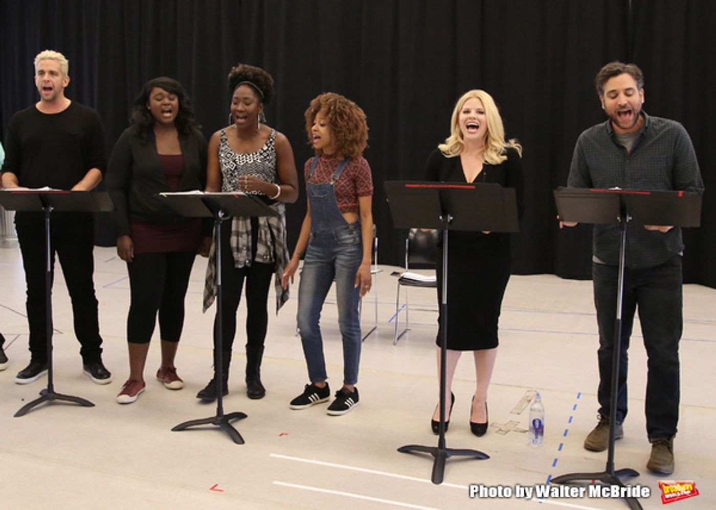 Photo Coverage: In Rehearsal With Megan Hilty, Josh Radnor, and the Cast of The Kennedy Center's LITTLE SHOP OF HORRORS  Image