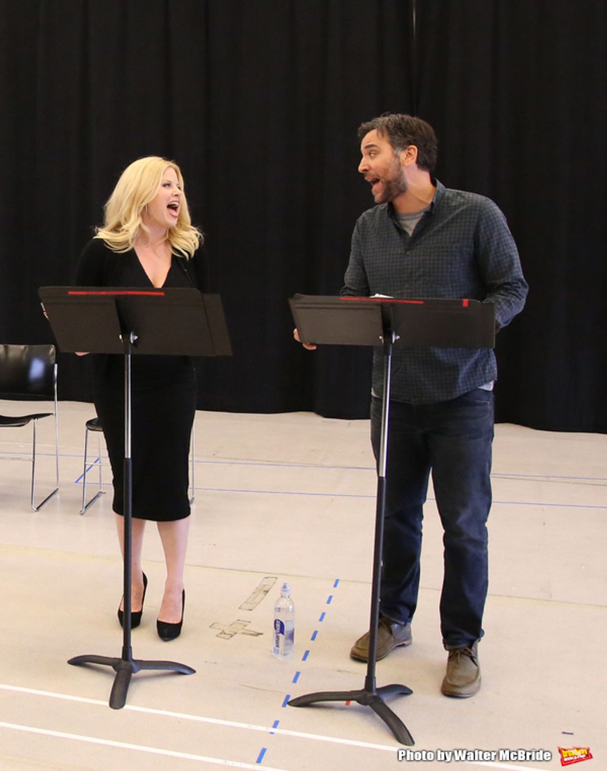 Megan Hilty and Josh Radnor at 