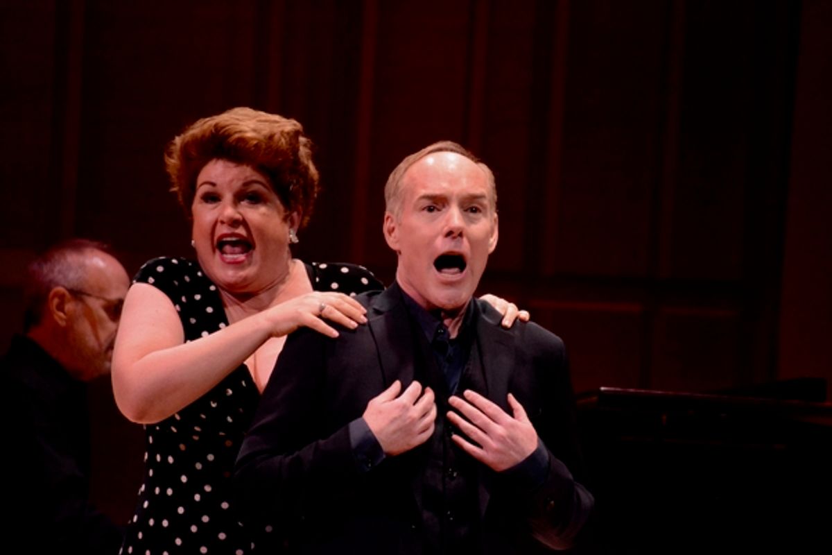 Klea Blackhurst and Michael WInther at 