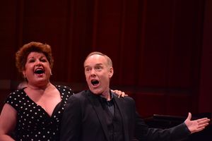Klea Blackhurst and Michael WInther @ BroadwayWorld Klea Blackhurst and Michael WInther Photo