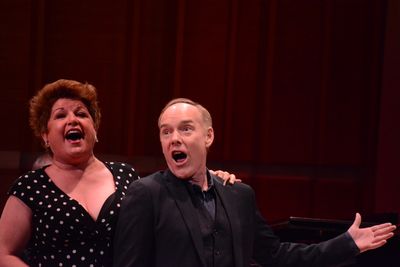 Klea Blackhurst and Michael WInther Photo