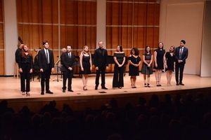 The Broadway By The Year Chorus tht includes-Stephanie Bacastow, Annette Berningm Emma Camp, Pedro Coppeti, Elisa Galindez, Emily Jones, Dongwoo Kang, Philippa Lynas, Jacob Pressley, Ashley Ryan and Joseph Valle-Hoag @ BroadwayWorld The Broadway By The Year Chorus tht includes-Stephanie Bacastow, Annette Berningm Emm Photo