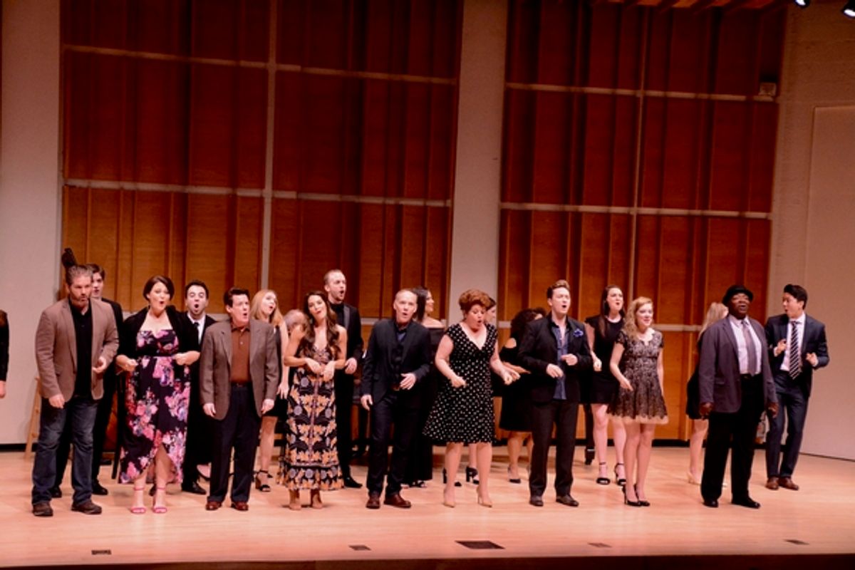 Aaron Ramey, Lisa Howard, John Easterlin, Kelli Barrett, Michael Winther, Klea Blackhurst, Brian Charles Rooney, Jillian Louis, Chuck Cooper and The Broadway By The Year Chorus tht includes-Stephanie Bacastow, Annette Berningm Emma Camp, Pedro Coppeti, El at 