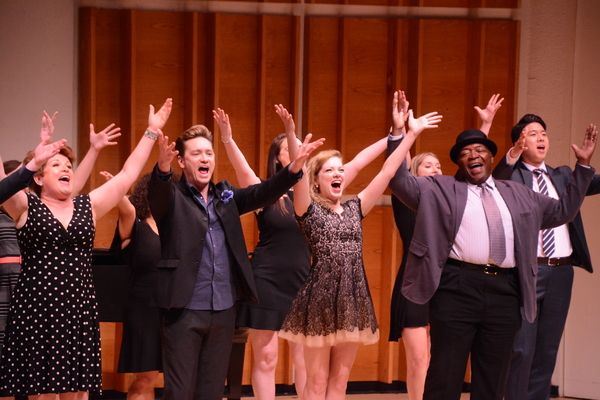 Klea Blackhurst, Brian Charles Rooney, Jillian Louis and Chuck Cooper Photo