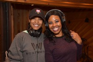 Taylor Iman Jones and Sharon Catherine Brown Photo