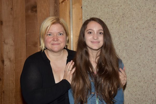 Mary Mitchell Campbell and Charity Auction Winner Ally Veloudis Photo