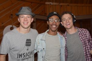 Kevin Csolak, DeMarius R. Copes and Iain Young @ BroadwayWorld Kevin Csolak, DeMarius R. Copes and Iain Young Photo