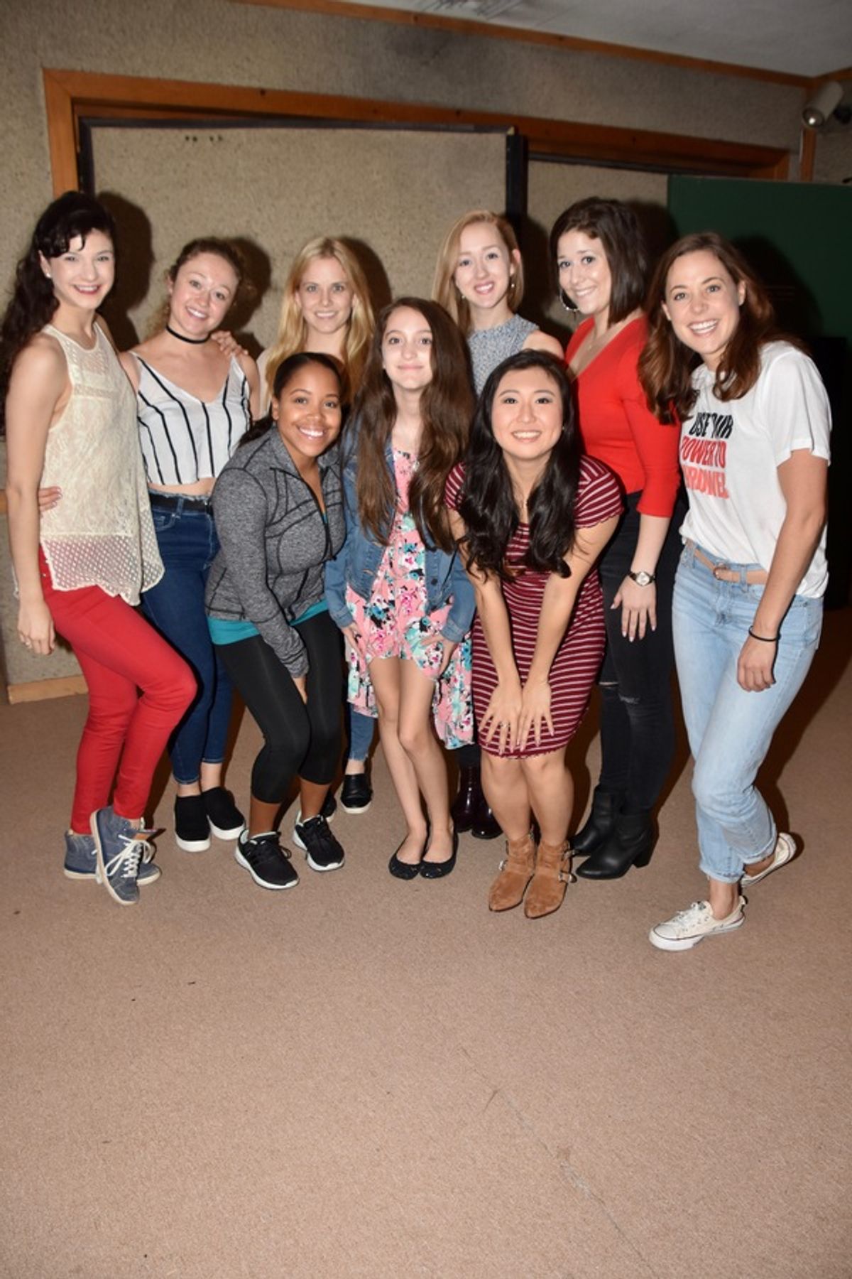  Charity Auction Winner Ally Veloudis with Collins Conley, Devon Hadsell, Brittany Nicholas, Tee Boyich, Becca Petersen, Stephanie Bissonnette, Riza Takahashi and Erika Henningson at 