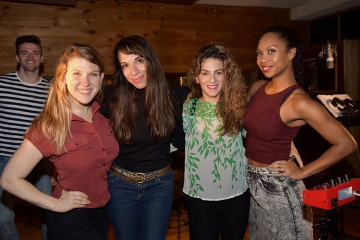 Tara Llewellyn, Ellyn Marie March, Renee Marino and Lauren Lim Jackson at 