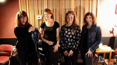 The Wicked Strings that includes-Amy Ralske, Patricia Davis, Kiku Enomoto and Jan Mer Photo