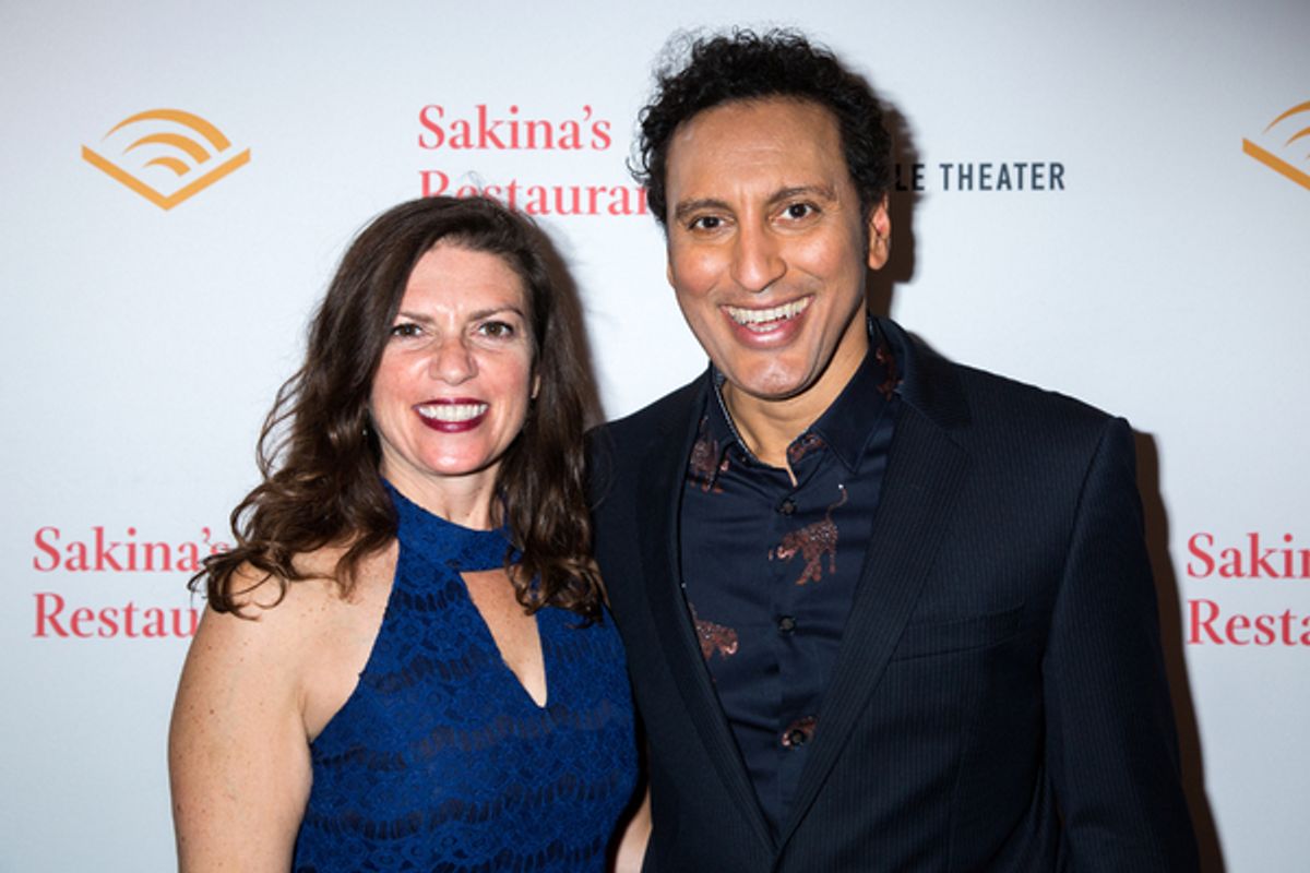 Kimberly Senior, Aasif Mandvi at 