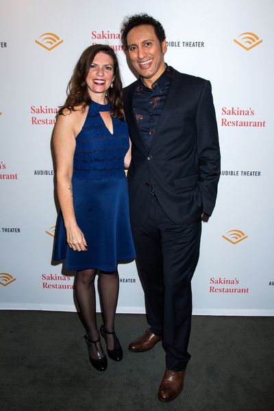 Kimberly Senior, Aasif Mandvi Photo