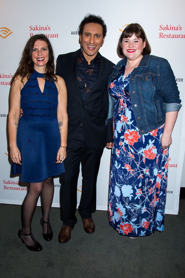 Kimberly Senior, Aasif Mandvi, Kate Navin Photo