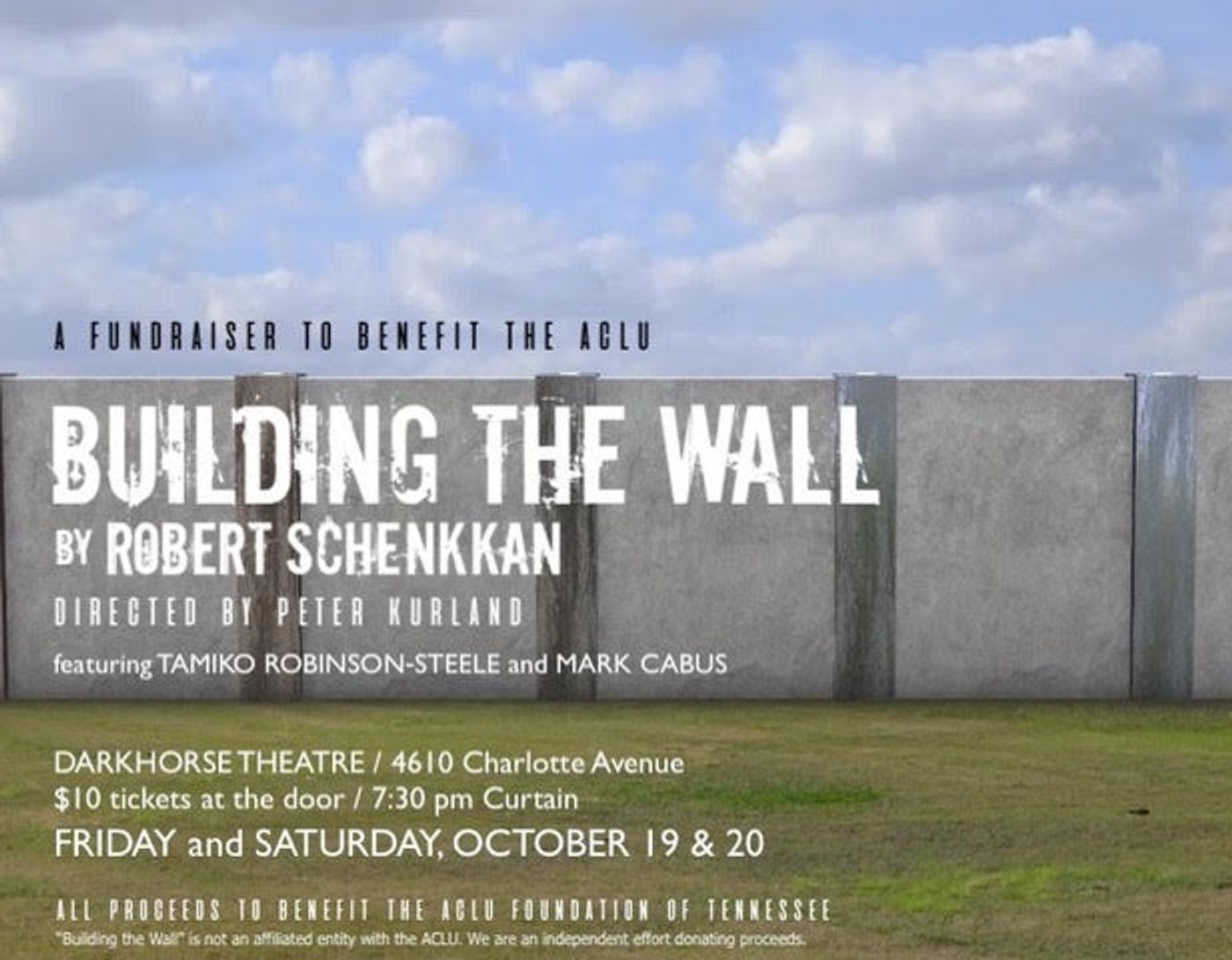 SAVE THE DATE: Nashville Theater Calendar for October 15, 2018  Image