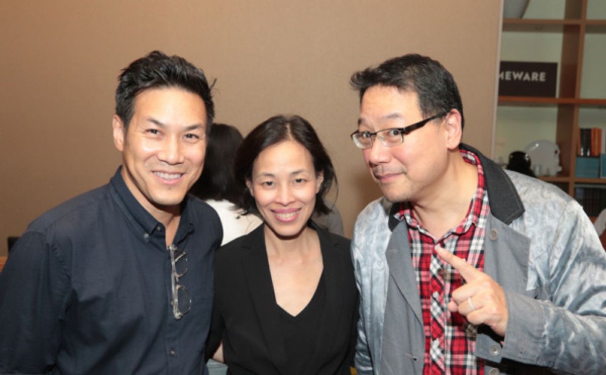 Ian Wen, Lia Chang and author Ed Lin at 