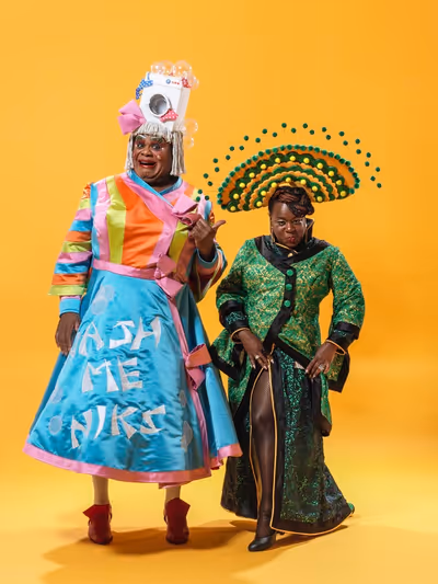 Clive Rowe and Tameka Empson Photo