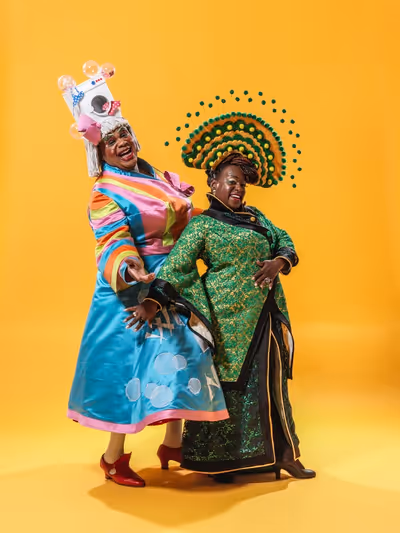 Clive Rowe and Tameka Empson Photo