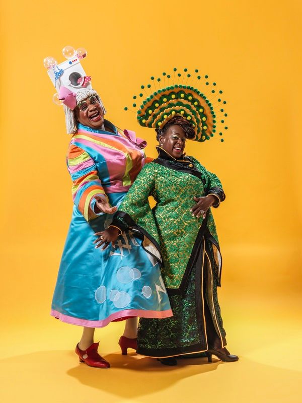 Clive Rowe and Tameka Empson Photo