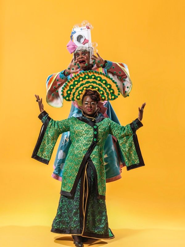 Clive Rowe and Tameka Empson Photo