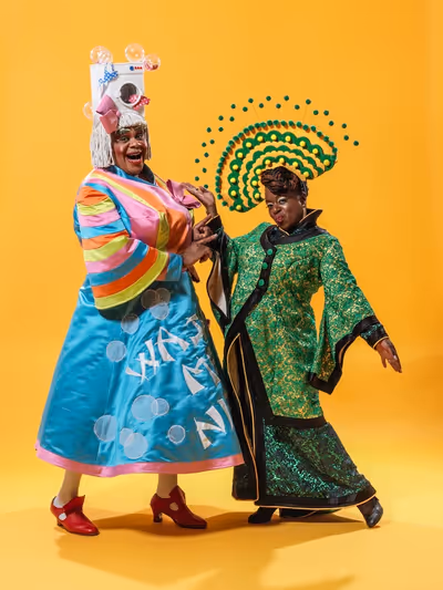 Clive Rowe and Tameka Empson Photo