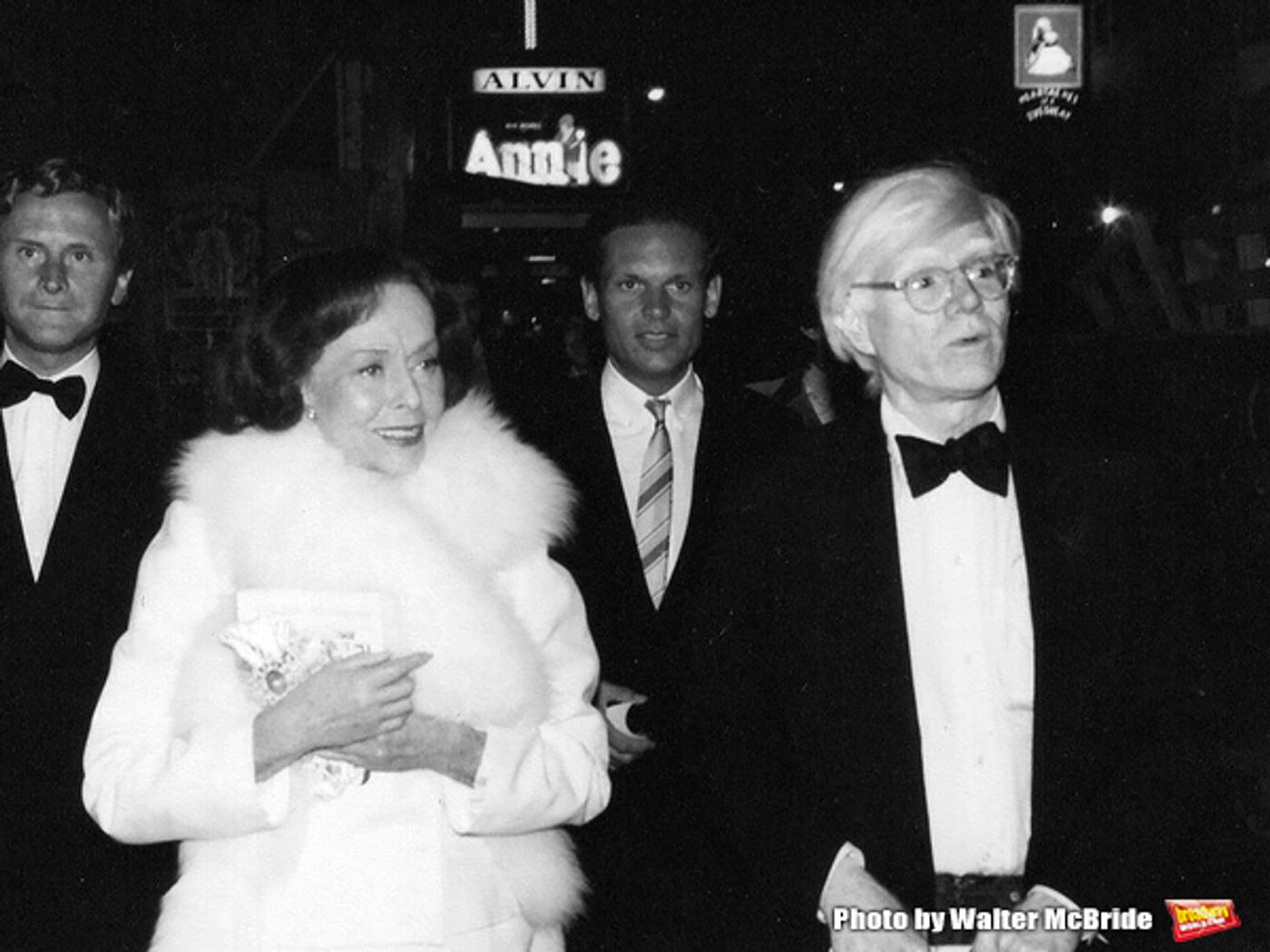 Photo Throwback: Paulette Goddard and Andy Warhol Check Out ANNIE in 1977 Photo Throwback: Paulette Goddard and Andy Warhol Check Out ANNIE in 1977 Image