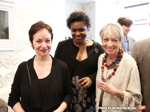 Lynn Ahrens, Kirsten Childs and Carol Hall attend the Dramatists Guild Fund Music Hal Photo