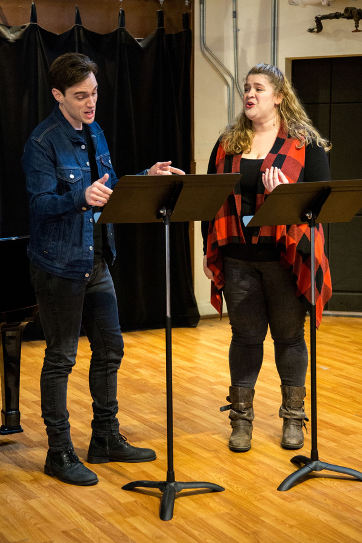 Photo Coverage: Bonnie Milligan, Conor Ryan & More Rehearse for Abingdon's CLOSER THAN EVER Gala!  Image