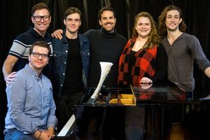 Chad Austin, Kevin David Thomas, Justin Matthew Sargeant, Nicholas Belton, Bonnie Milligan, Conor Ryan @ BroadwayWorld Chad Austin, Kevin David Thomas, Justin Matthew Sargeant, Nicholas Belton, Bonnie Mil Photo