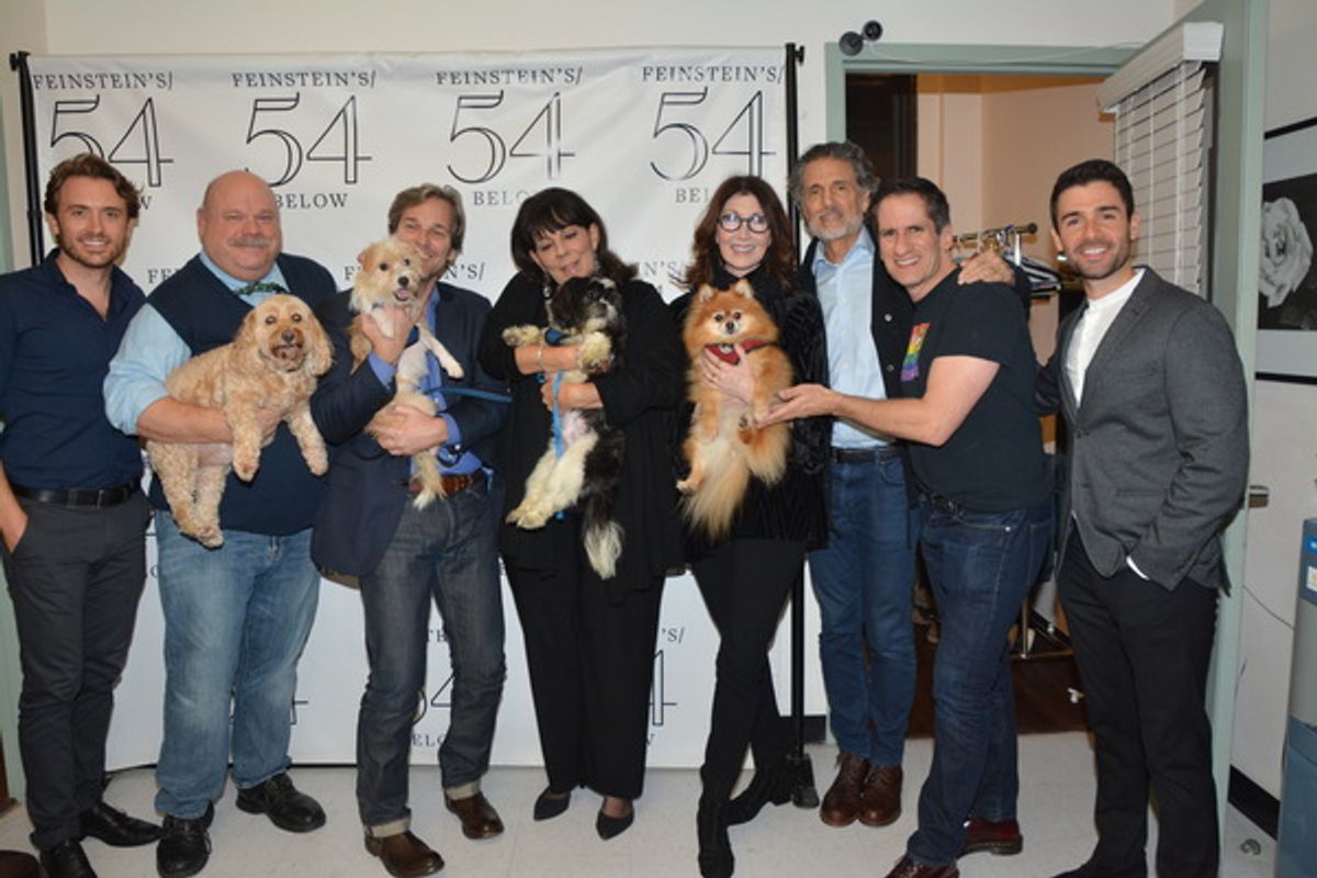 James Snyder, Kevin Chamberlinm Samantha Hugh Panero, Peter Pan, Christine Pedi, Sheik of Araby, Joanna Gleason, Trixie, Chris Sarandon, Seth Rudetsky and Adam Kantor at 