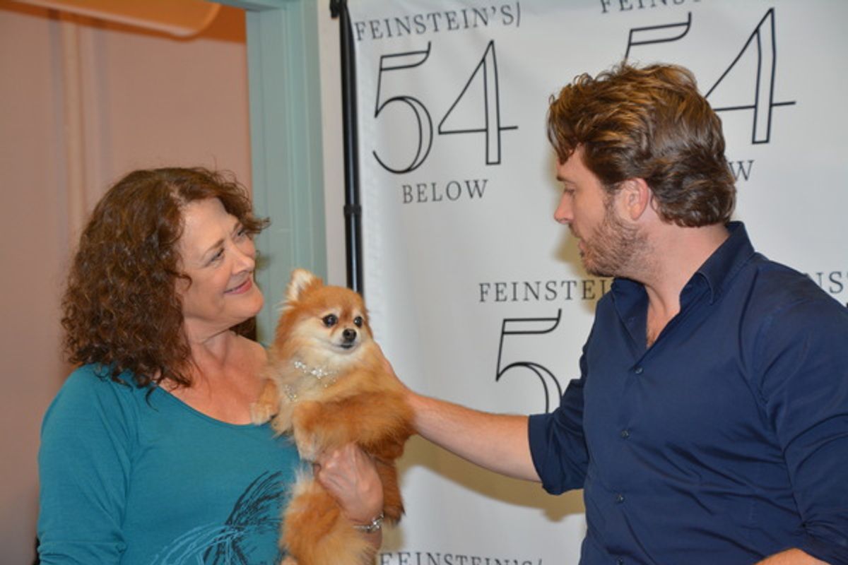 Karen Ziemba, Trixie and James Snyder at 