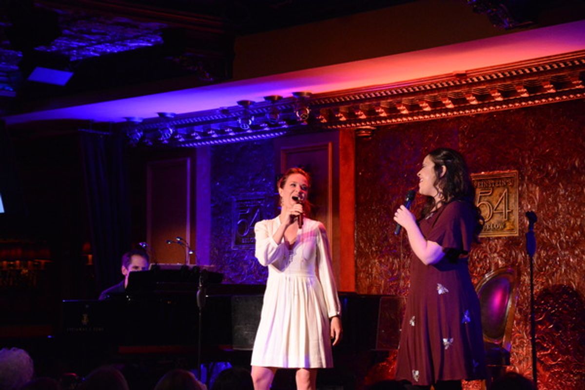 Sierra Boggess and Lindsay Mendez at 