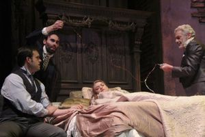 Peter Kendall as Arthur Holmwood, Nicholas Wilder as Dr. John Seward, Haley Barna as  Photo