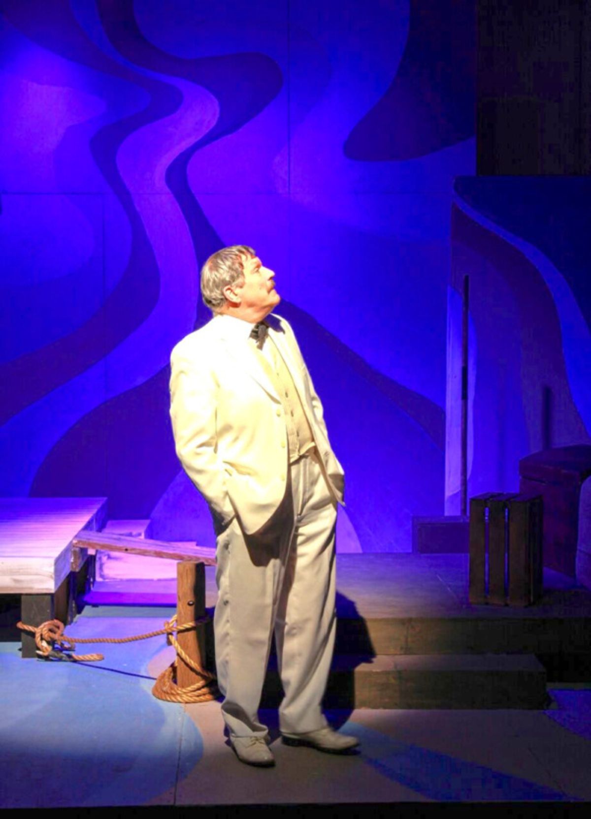 Paul Perri as Mark Twain at 