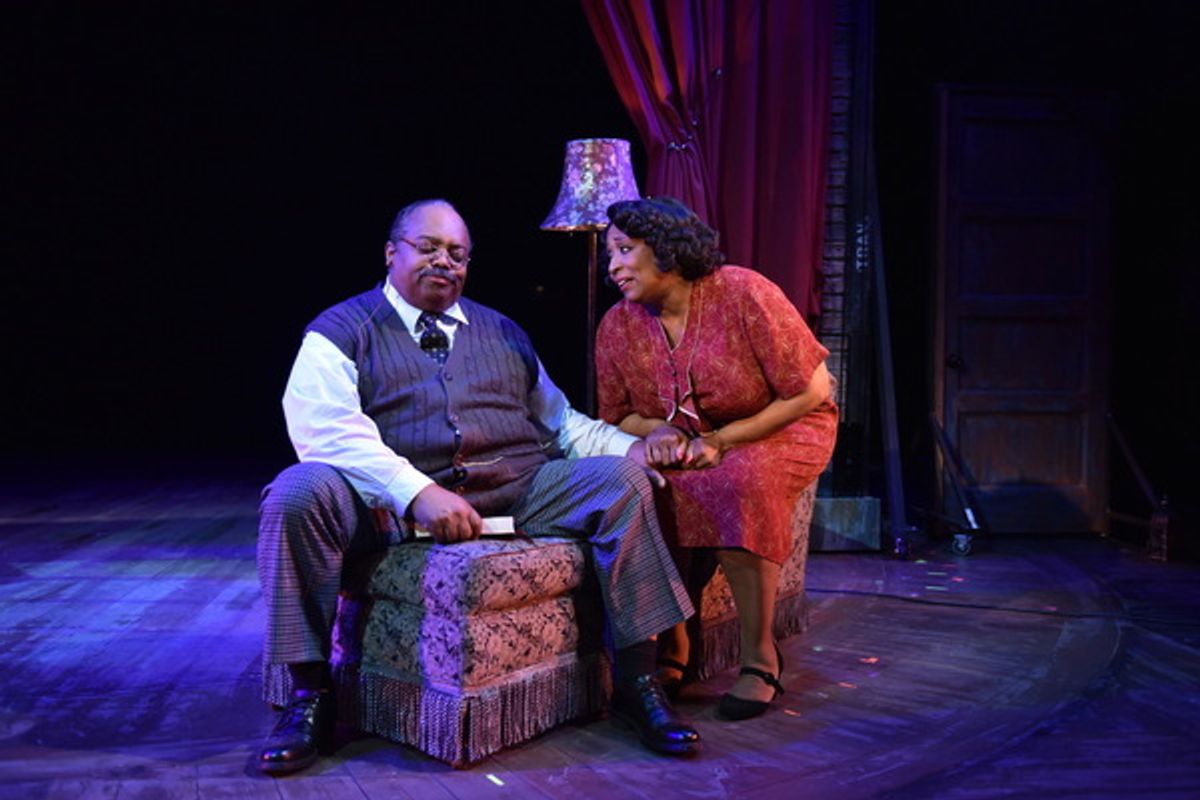  (L to R) J. Michael Jones as â€"Popâ€ and E. Faye Butler as â€"Roseâ€ at 