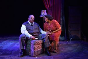  (L to R) J. Michael Jones as â€"Popâ€ and E. Faye Butler as â€"Roseâ¿ Photo