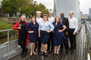 Anna Singer, Lauren Corcoran Emrich, Christopher Scott, Gillian Hassert, Patrick McNally, Rebecca Shorstein, Jonathan Stuckey, Benjamin Robinson @ BroadwayWorld Anna Singer, Lauren Corcoran Emrich, Christopher Scott, Gillian Hassert, Patrick McN Photo