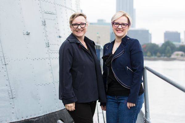 Director Valerie Rachelle & Conductor Maria Sensi Sellner
 Photo