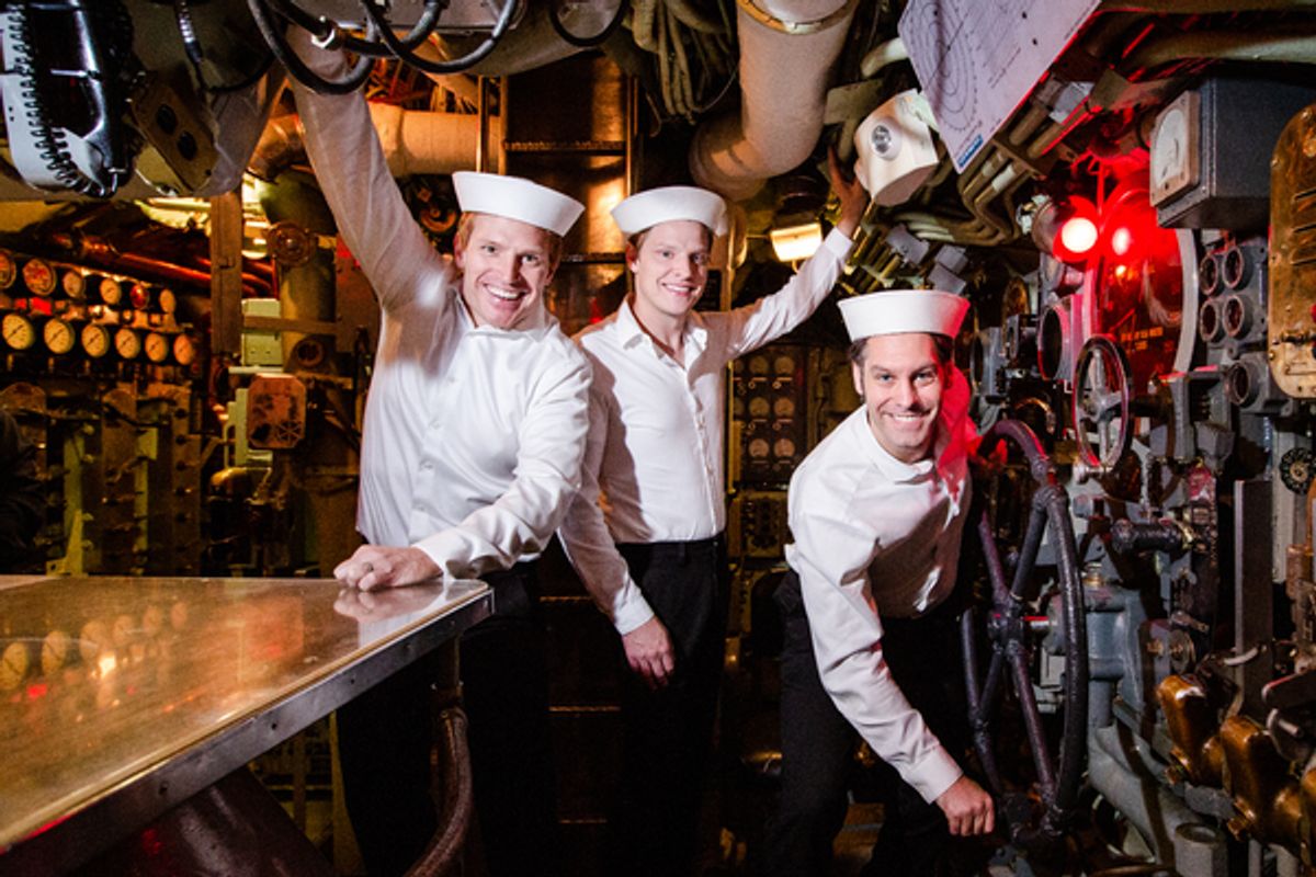 Benjamin Robinson, Christopher Scott, Patrick McNally at 