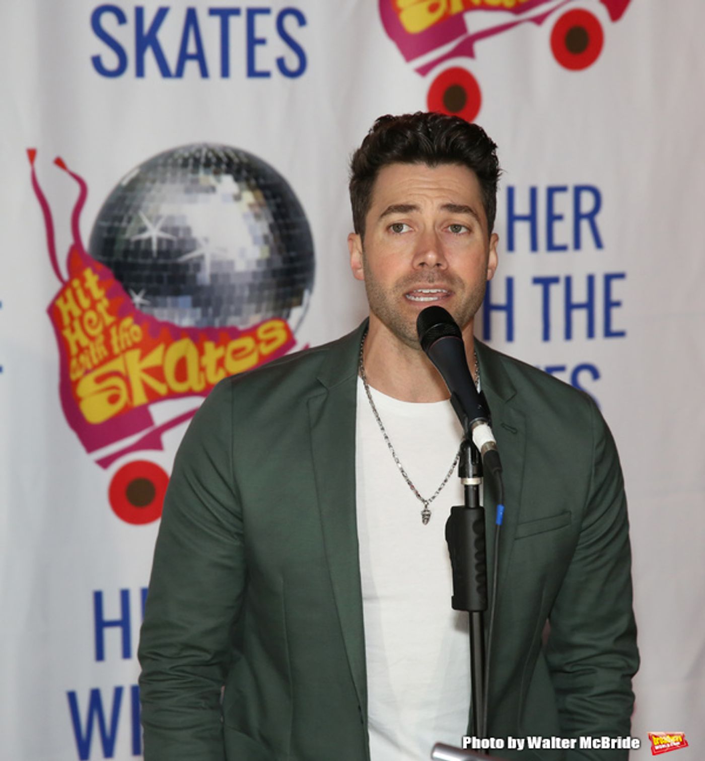Photo Coverage: Diana DeGarmo and Ace Young Preview HIT HER WITH THE SKATES  Image