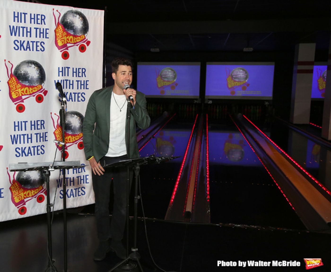 Photo Coverage: Diana DeGarmo and Ace Young Preview HIT HER WITH THE SKATES  Image