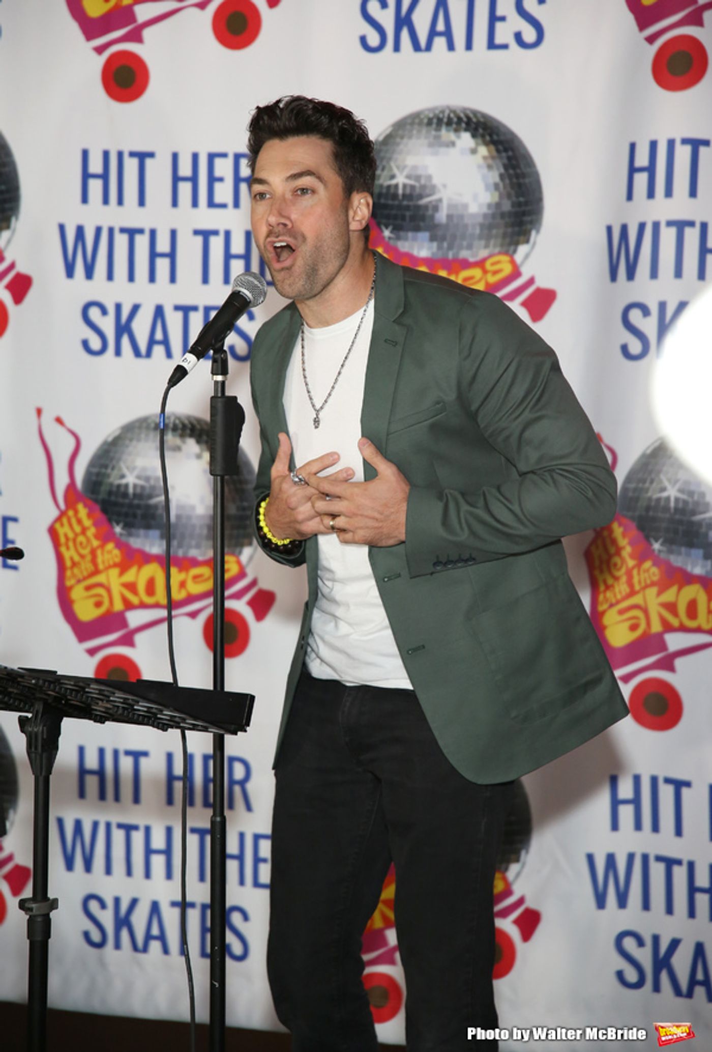 Photo Coverage: Diana DeGarmo and Ace Young Preview HIT HER WITH THE SKATES  Image