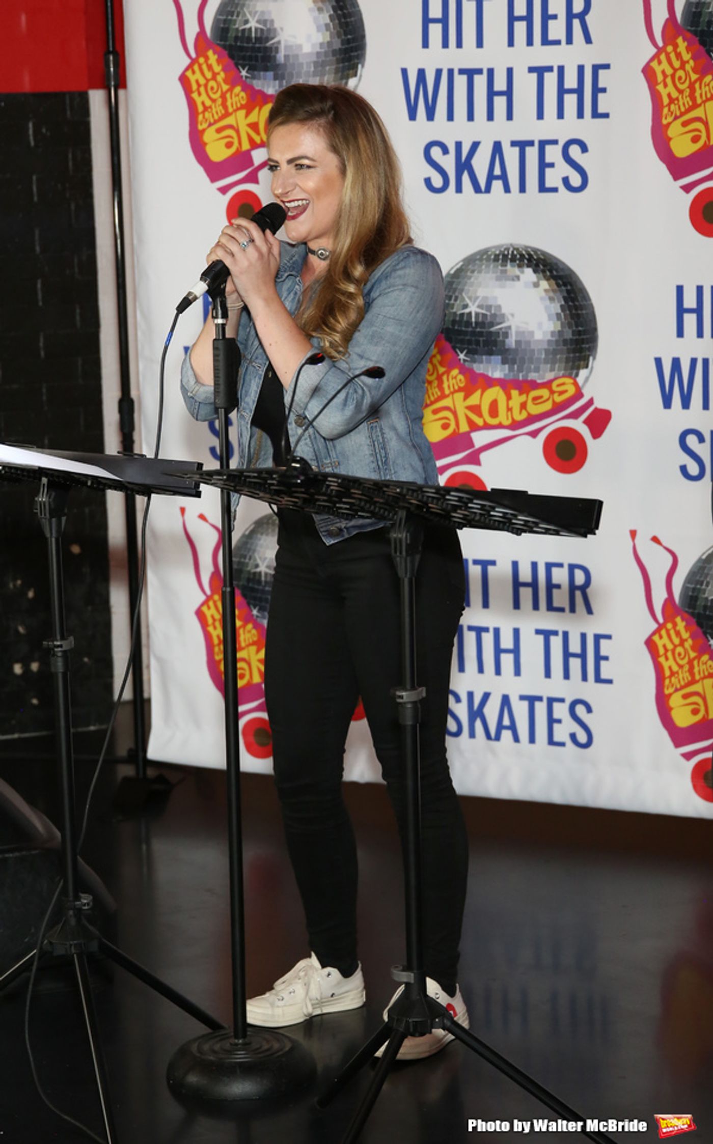 Photo Coverage: Diana DeGarmo and Ace Young Preview HIT HER WITH THE SKATES  Image