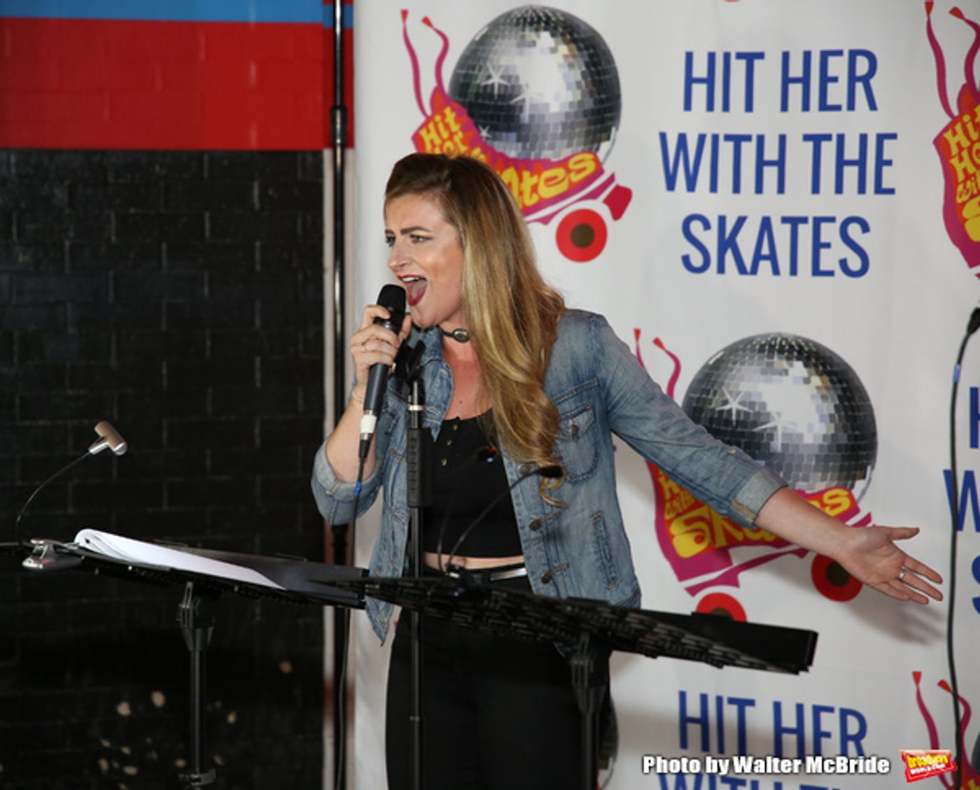 Photo Coverage: Diana DeGarmo and Ace Young Preview HIT HER WITH THE SKATES  Image