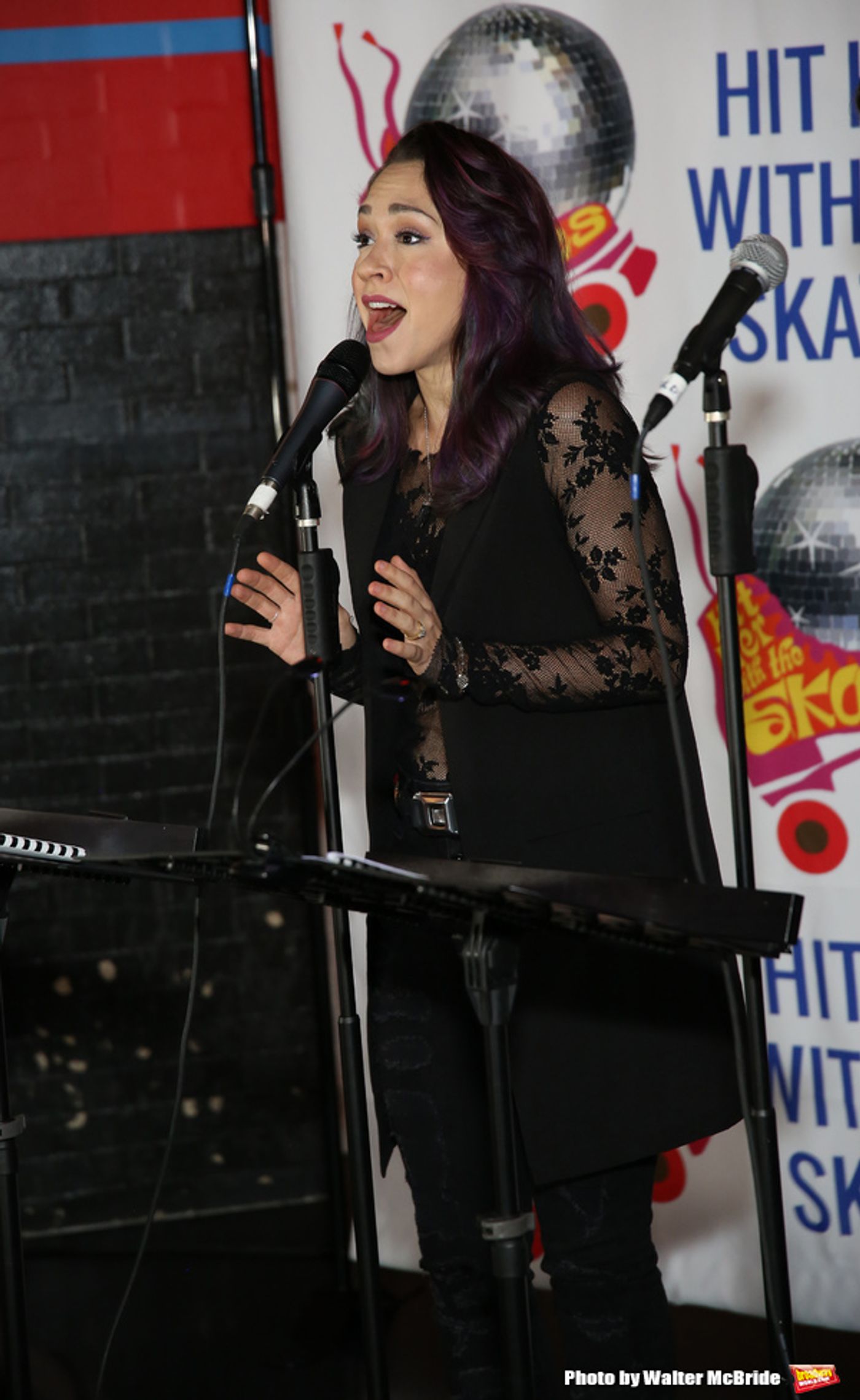 Photo Coverage: Diana DeGarmo and Ace Young Preview HIT HER WITH THE SKATES  Image