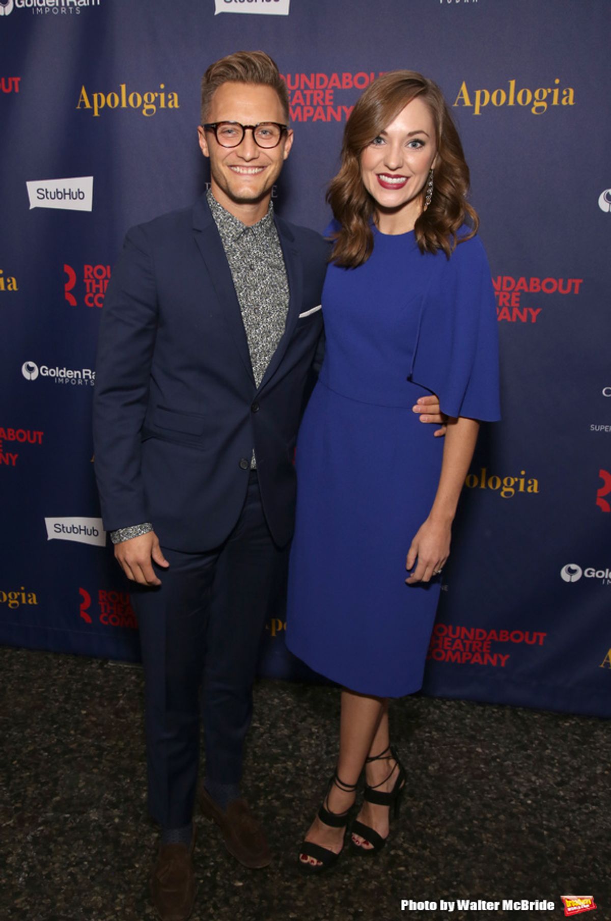 Nate Johnson and Laura Osnes  at 