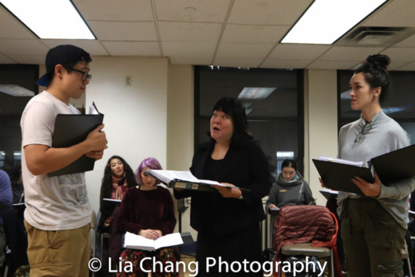 Photo Flash: Ann Harada, Raymond J. Lee, Jason Ma And More In NAAP's INTO THE WOODS Rehearsal  Image