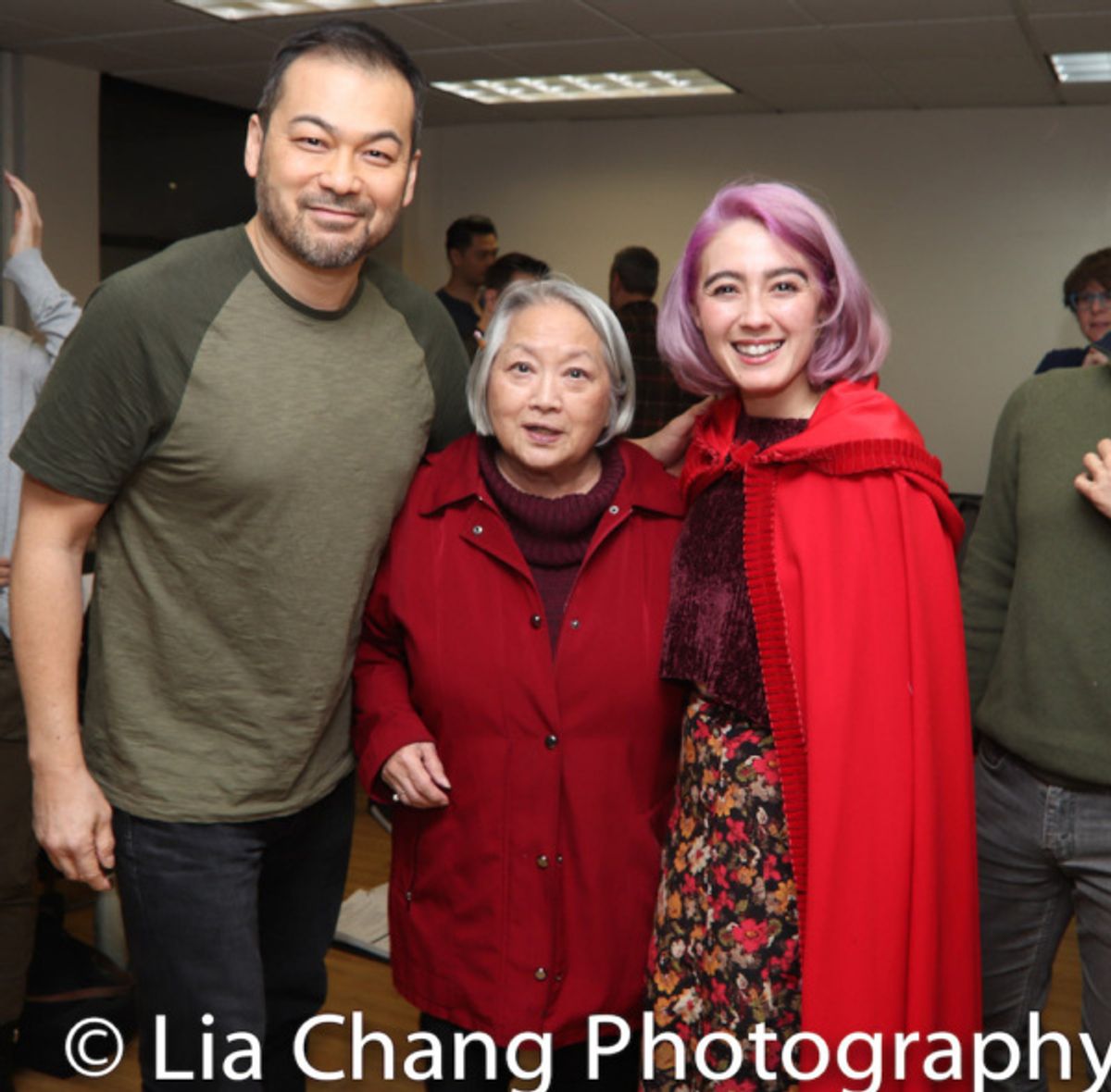 David Shih (the Wolf), Virginia Wing (Grandmother), Alex Chester (Little Red Ridinghood) at 
