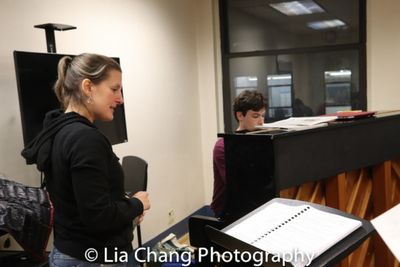 Kristen Lee Rosenfeld (Conductor/Music Director) and Griffin Strout (Associate Musica Photo